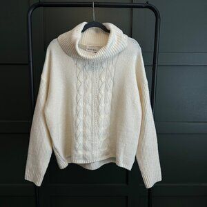 NWT Olive and Oak Cable Sweater